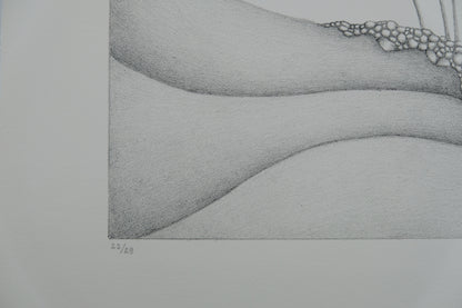 Gochka CHAREWICZ : Petits bourgeons- Lithographie originale signée