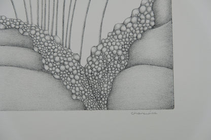 Gochka CHAREWICZ : Petits bourgeons- Lithographie originale signée