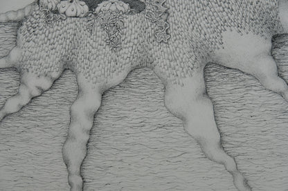 Gochka CHAREWICZ : Tronc et racines  - Lithographie originale signée