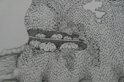 Gochka CHAREWICZ : Tronc et racines  - Lithographie originale signée