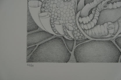 Gochka CHAREWICZ : L'union - Lithographie originale signée