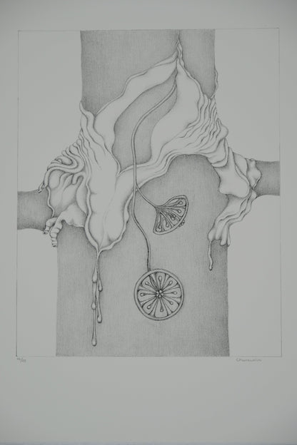 Gochka CHAREWICZ : La sève - Lithographie originale signée