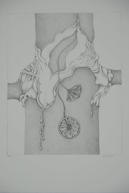 Gochka CHAREWICZ : La sève - Lithographie originale signée