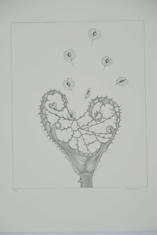 Gochka CHAREWICZ : Naissance  - Lithographie originale signée