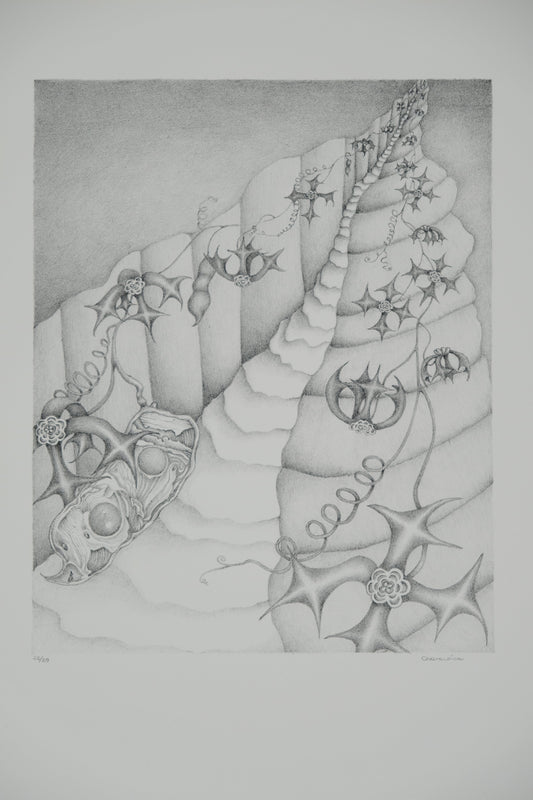 Gochka CHAREWICZ : Le chemin - Lithographie originale signée