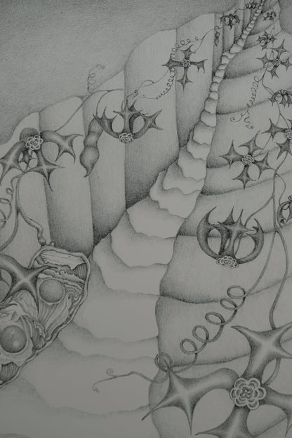Gochka CHAREWICZ : Le chemin - Lithographie originale signée