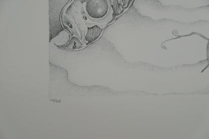Gochka CHAREWICZ : Le chemin - Lithographie originale signée