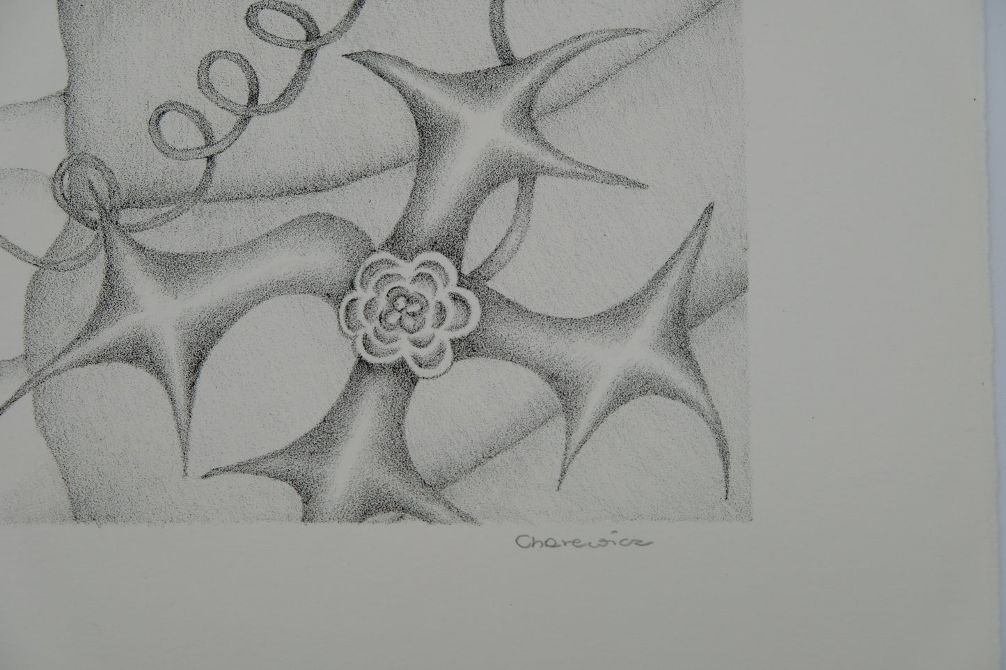 Gochka CHAREWICZ : Le chemin - Lithographie originale signée
