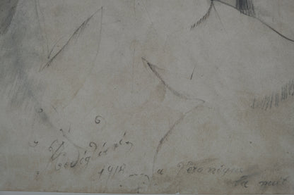 Amedeo MODIGLIANI : Portrait de Véronique - Lithographie signée