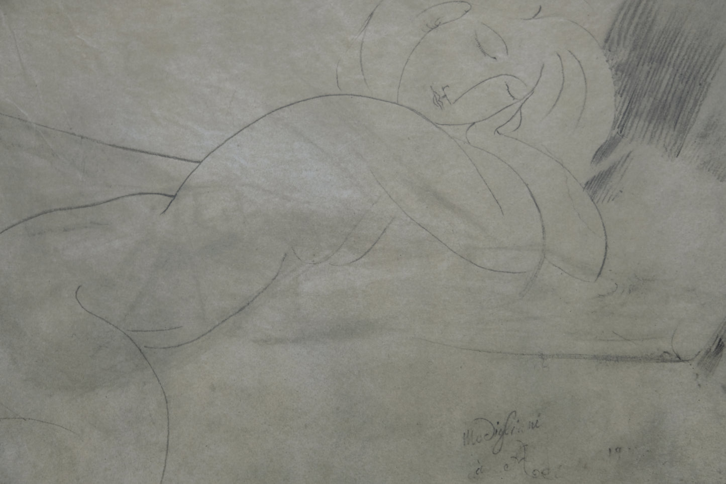 Amedeo MODIGLIANI : Nu allongé - Lithographie signée