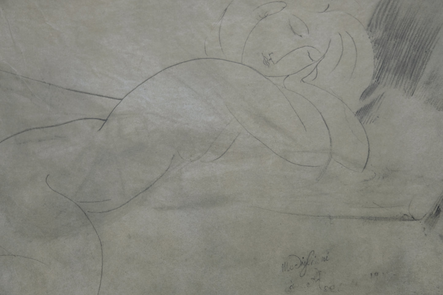 Amedeo MODIGLIANI : Nu allongé - Lithographie signée