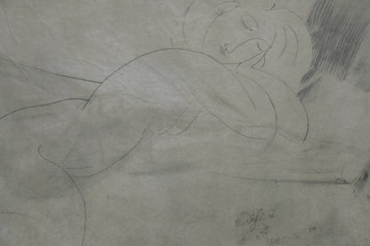 Amedeo MODIGLIANI : Nu allongé - Lithographie signée