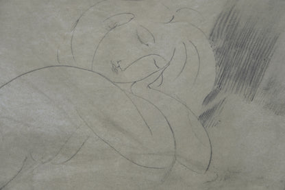 Amedeo MODIGLIANI : Nu allongé - Lithographie signée