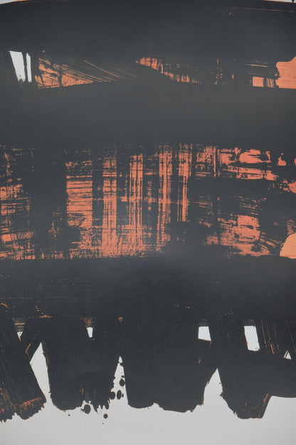Pierre SOULAGES : Lithographie n°22 - Affiche originale signée