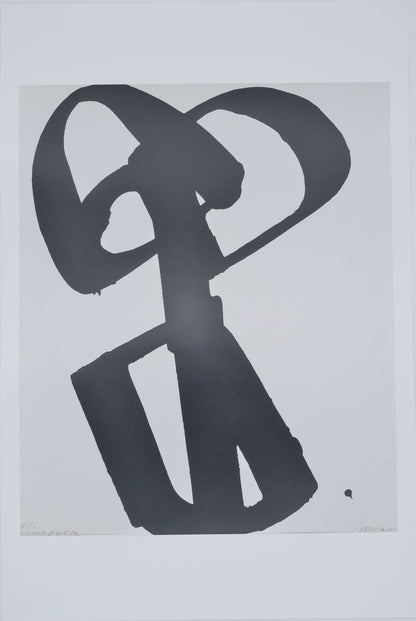 Pierre SOULAGES : Sérigraphie n°1 - Affiche originale signée