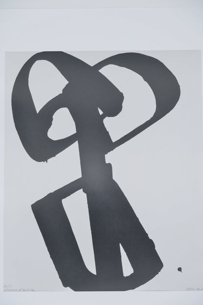 Pierre SOULAGES : Sérigraphie n°1 - Affiche originale signée