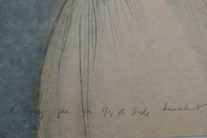 Bernard CHAROY : Aurélie - Lithographie originale signée et dédicacée