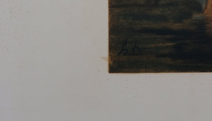 Honoré DAUMIER : Au bord de l'eau - Lithographie signée