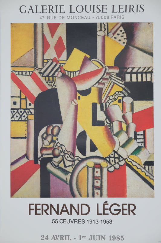 Fernand LEGER : Machine cubiste - Affiche originale