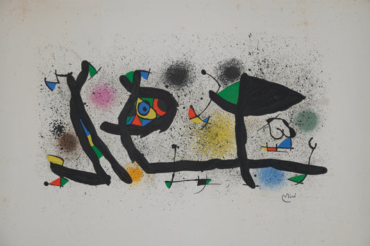 Joan MIRO : Jardin surréaliste - Lithographie originale signée