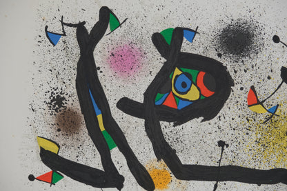 Joan MIRO : Jardin surréaliste - Lithographie originale signée