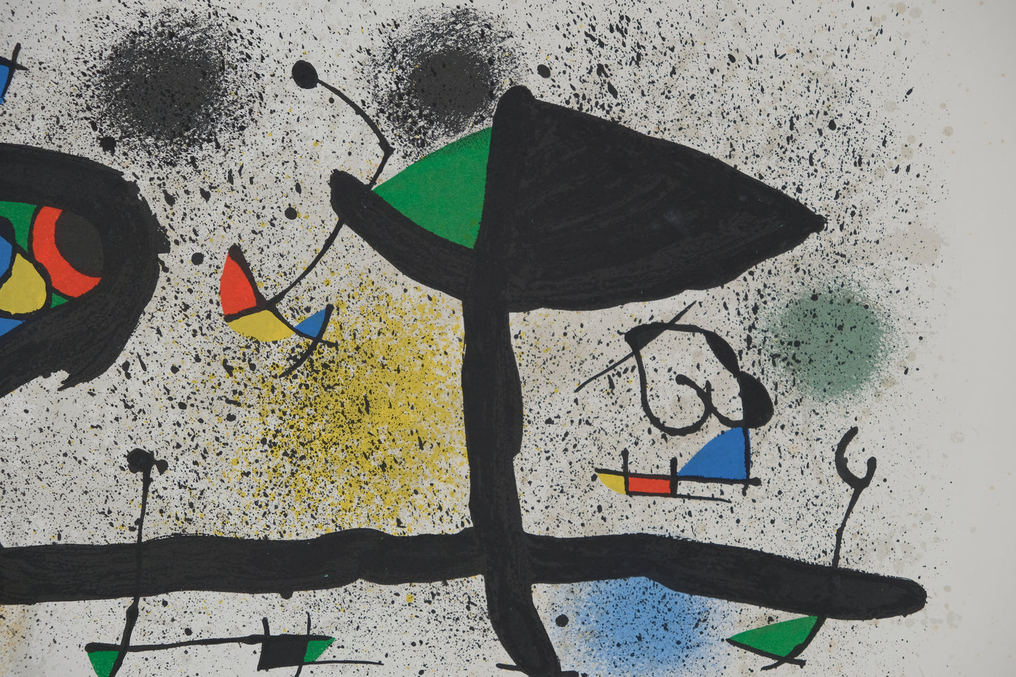 Joan MIRO : Jardin surréaliste - Lithographie originale signée
