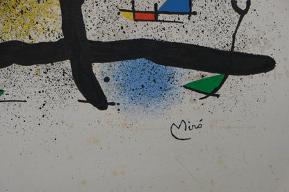 Joan MIRO : Jardin surréaliste - Lithographie originale signée