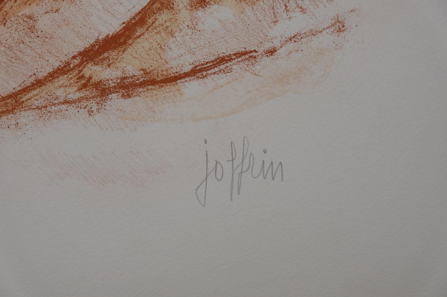 Guily JOFFRIN : Nu allongé - Lithographie originale signée