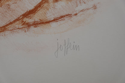 Guily JOFFRIN : Nu allongé - Lithographie originale signée
