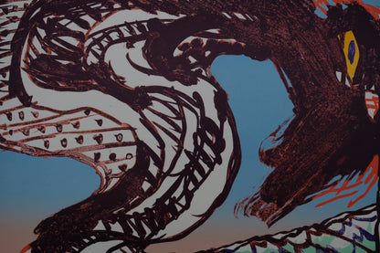 Pierre ALECHINSKY : Expo 1977 - Lithographie originale