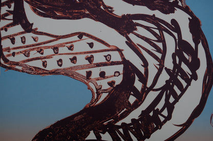 Pierre ALECHINSKY : Expo 1977 - Lithographie originale