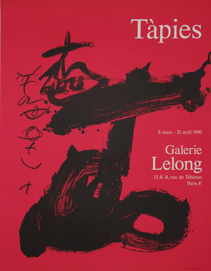 Antoni TAPIES : Expo 1990 - Lithographie originale
