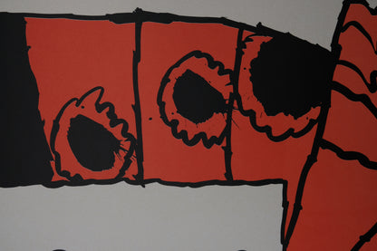 Pierre ALECHINSKY : Exprmntl 5 - Lithographie originale signée