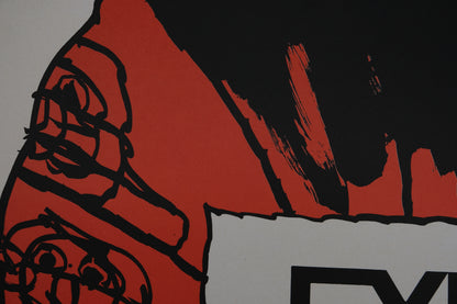 Pierre ALECHINSKY : Exprmntl 5 - Lithographie originale signée