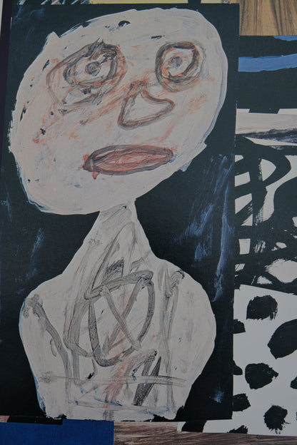 Jean DUBUFFET : Expo 1978 - Affiche originale en couleurs