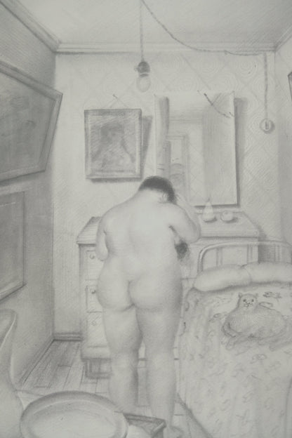 Fernando BOTERO : La toilette - Affiche originale signée