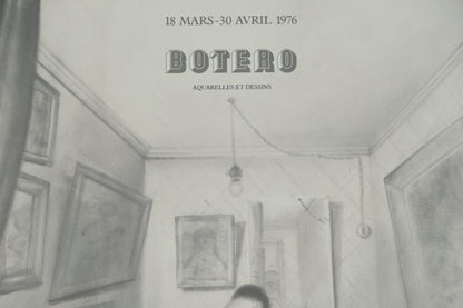 Fernando BOTERO : La toilette - Affiche originale signée