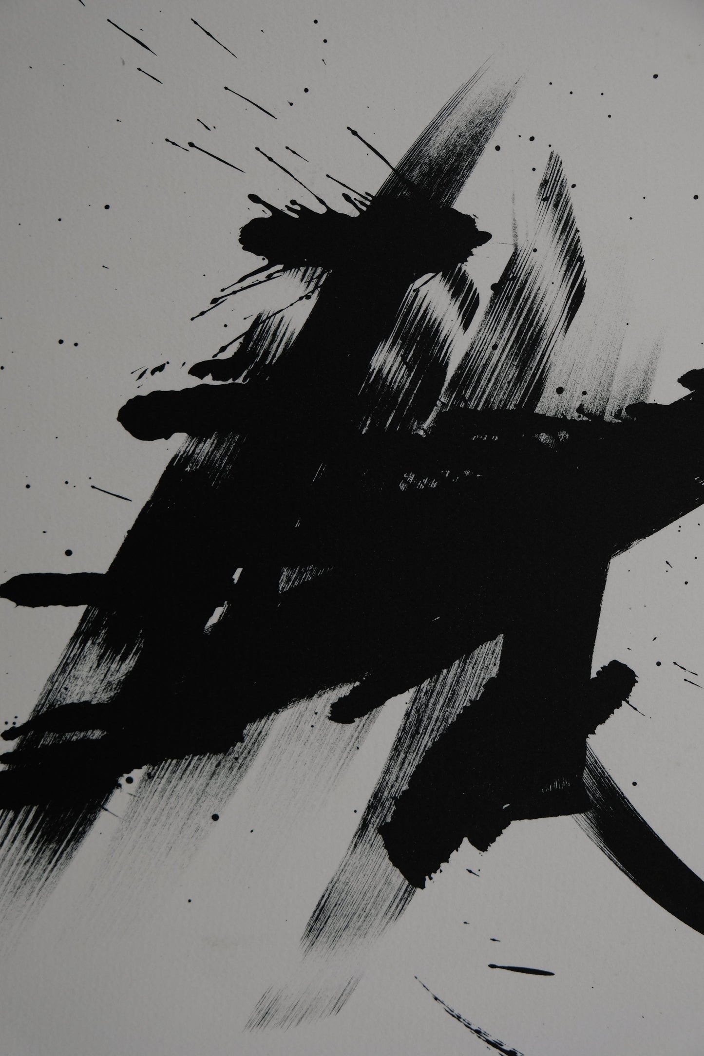 Jean MIOTTE : Composition abstraite - Lithographie originale signée BAT