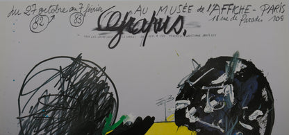 GRAPUS : Mickey Mouse pop art - Affiche originale signée