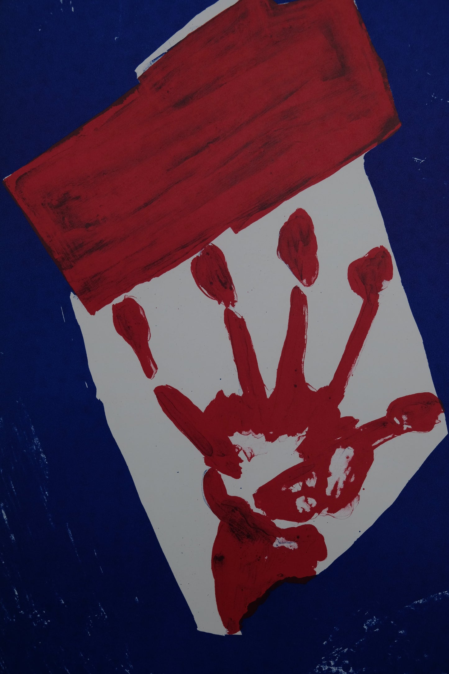 Paul REBEYROLLE : Mai 68 - Linogravure originale signée