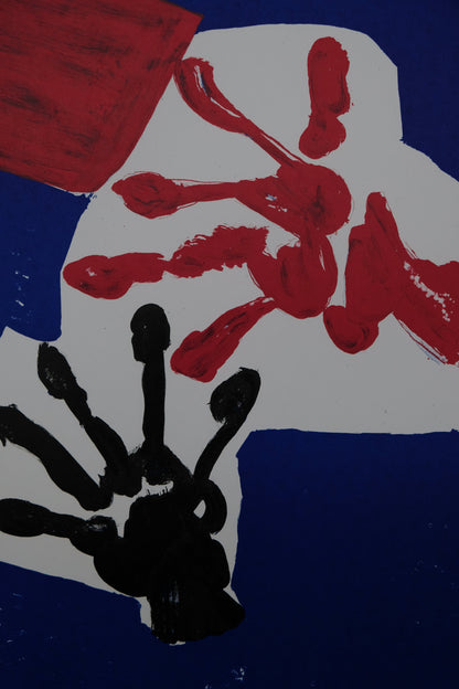Paul REBEYROLLE : Mai 68 - Linogravure originale signée