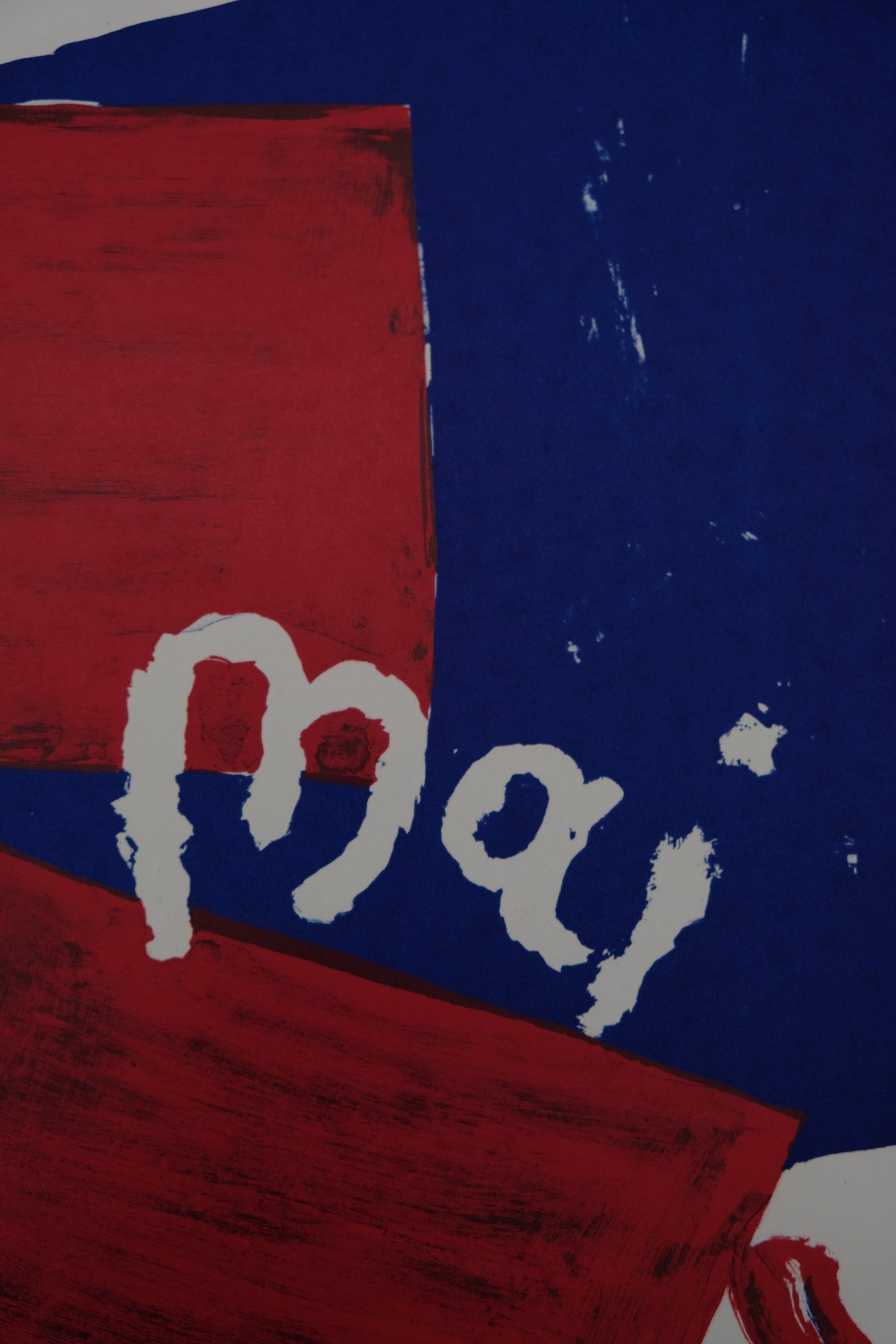 Paul REBEYROLLE : Mai 68 - Linogravure originale signée