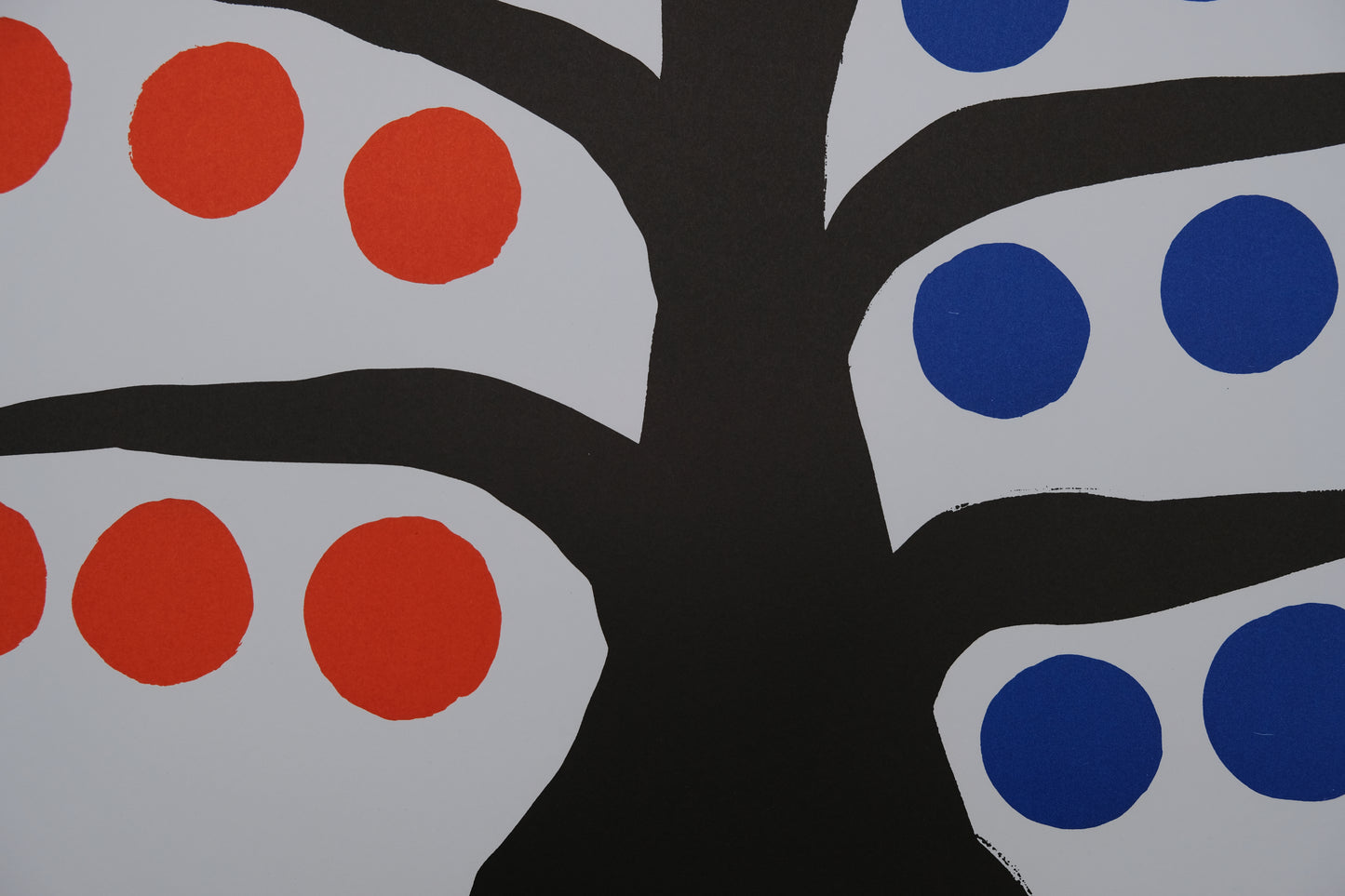 Alexander CALDER : Arbre heureux - Affiche originale signée