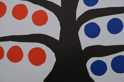 Alexander CALDER : Arbre heureux - Affiche originale signée