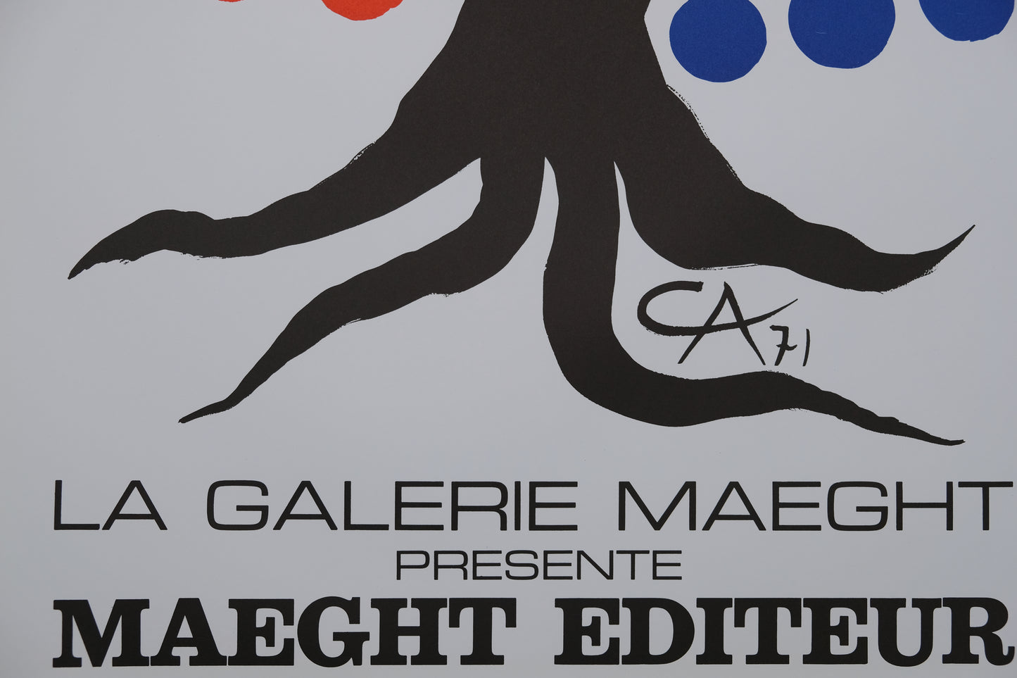 Alexander CALDER : Arbre heureux - Affiche originale signée