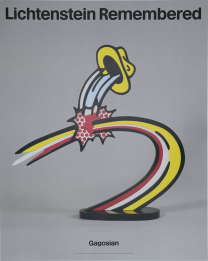 Roy LICHTENSTEIN : Coup de Chapeau - Affiche originale en couleurs