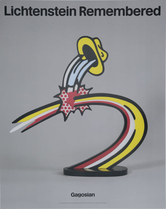 Roy LICHTENSTEIN : Coup de Chapeau - Affiche originale en couleurs