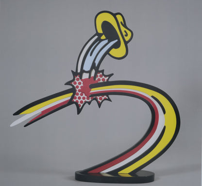 Roy LICHTENSTEIN : Coup de Chapeau - Affiche originale en couleurs