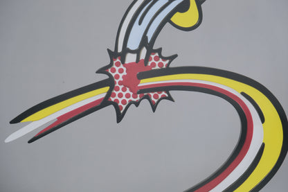 Roy LICHTENSTEIN : Coup de Chapeau - Affiche originale en couleurs