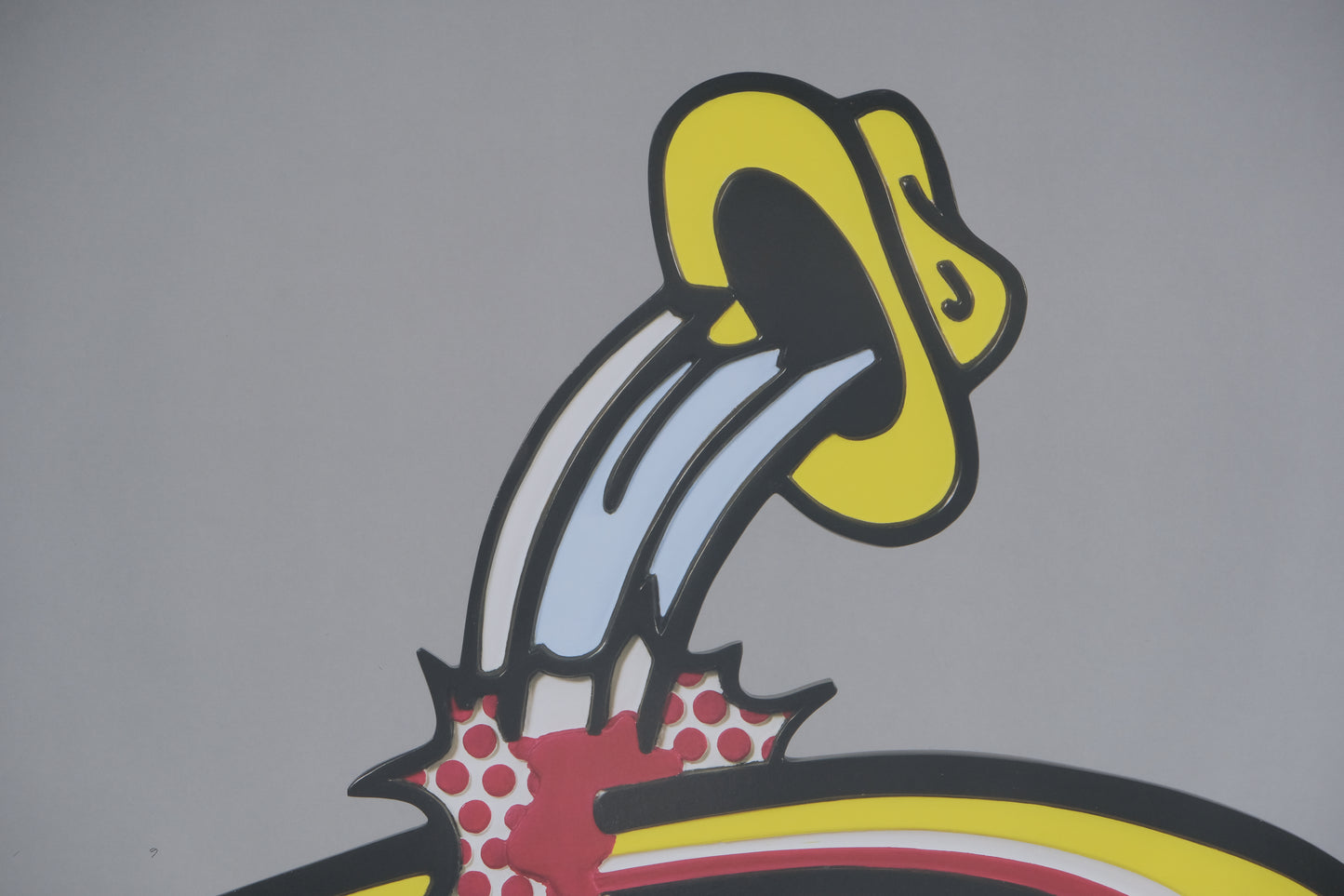 Roy LICHTENSTEIN : Coup de Chapeau - Affiche originale en couleurs